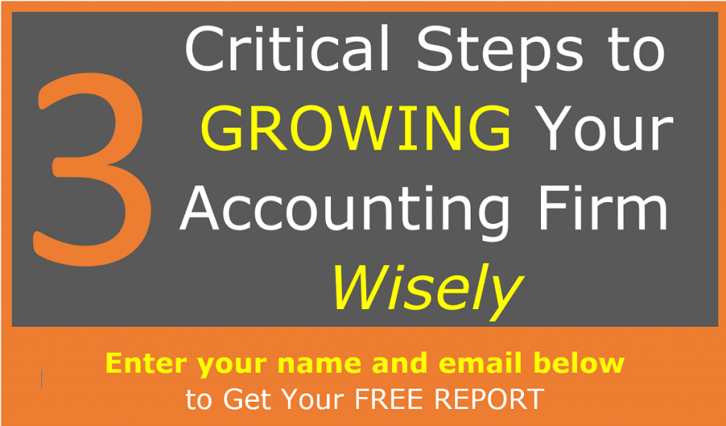 Grow accounting firm wisely with three steps